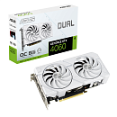 Видеокарта/ VGA ASUS NVIDIA GeForce DUAL-RTX4060-O8G-EVO-WHITE 8GB, GDDR6/128-bit, PCIe 4.0, 1xHDMI 2.1a, 3xDP, 2.5-slot 90YV0JCB-M0NA00