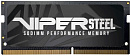 Память DDR4 16Gb 3200MHz Patriot PVS416G320C8S Steel Series RTL PC4-25600 CL22 SO-DIMM 260-pin 1.2В single rank с радиатором Ret