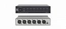 Микшер 4-канальный Kramer Electronics [VA-14] звуковых балансных моносигналов с разъемами XLR. Отношение сигнал/шум 84 дБ (балансные выходы), 64 дБ (м