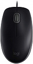 Мышь Logitech B110 Silent черный оптическая (1000dpi) silent USB (2but)