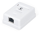 Розетка компьют. RJ-45(8P8C), кат 6, экранированная, одинарная, внешняя Cabeus WS-8P8C-Cat.6-SH-1 Розетка компьютерная RJ-45(8P8C), категория 6, экра