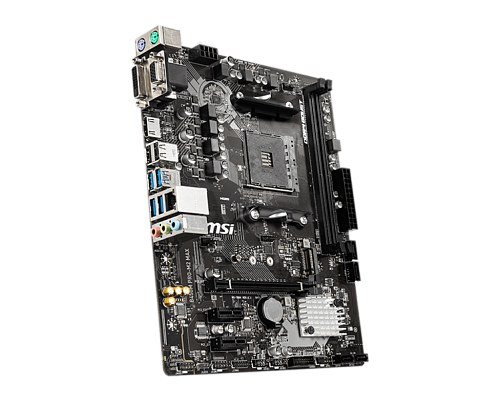 MSI B450M PRO-M2 MAX AM4 AMD B450 2xDDR4 AC97 GbLAN RAID+VGA+DVI+HDMI mATX