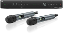 РЧ-система беспроводная Sennheiser XSW 1-825 DUAL-A Вокальная РЧ-система, 548-572 МГц, 10 каналов, настольный двухканальный приёмник, два ручных перед