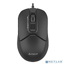 Мышь компьютерная A4Tech Fstyler FM12ST черный 1200dpi silent USB/3but