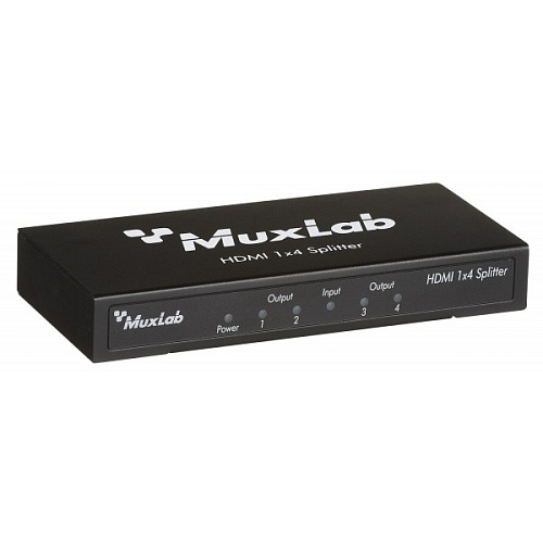 Сплиттер [500421] MuxLab 500421 1х4 HDMI, 4K/30