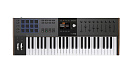 MIDI клавиатура [231622] Arturia [KeyLAB 49 MK3 Black] 49 клавиш, полувзвешенная механика, дисплей, 12 пэдов, 9 фейдеров, 9 поворотных регуляторов, 3