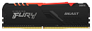 Kingston 16GB 3200MHz DDR4 CL16 DIMM FURY Beast RGB, 1 year