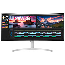 LCD LG 37.5" 38WN95C-W белый {IPS LED 3840x1600 1ms 10bit(6bit+FRC) 144Hz 450cd HDR10 DisplayHDR600 178/178 2xHDMI2.0 DisplayPort1.4 USB3.0 Thunderbol