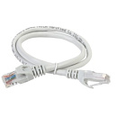 ITK PC01-C6AUL-1M Коммутационный шнур (патч-корд), кат.6А UTP, LSZH, 1м, серый