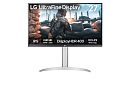 Монитор 27 LG 27UP650K-W, IPS, 3840x2160, 5ms, 400cd, 60Hz, HDMIx2+DP HAS Pivot Swivel, white/silver, Ex