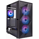 Eurocase 00-01064425 Корпус Midtower ATX A509 4ARGB черный без БП закаленное стекло USB 3.0 Type-C