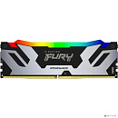 Память DDR5 16GB 7200MHz Kingston KF572C38RSA-16 Fury Renegade Black RGB RTL Gaming PC5-57600 CL38 DIMM 288-pin 1.45В single rank с радиатором Ret
