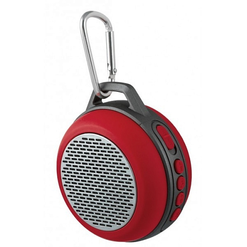 Perfeo Bluetooth-колонка PF-BT-SOLO-RD "SOLO" FM, MP3 microSD, AUX, мощность 5Вт, 600mAh, красная PF_5206