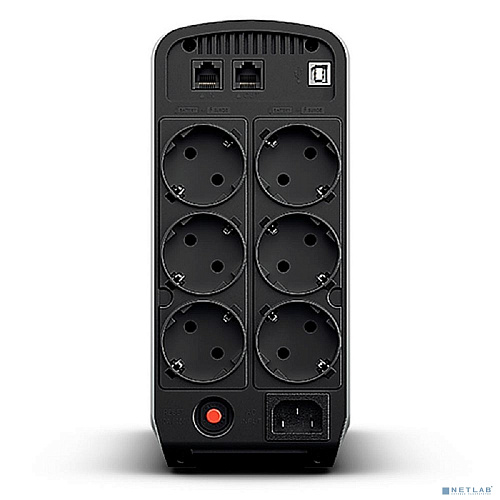 CyberPower CP900EPFCLCD ИБП {Line-Interactive, Tower, 900VA/540W USB/RJ11/45/USB charger A (6 EURO), 12В/9 Ач х 1}