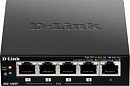 Коммутатор D-LINK DGS-1005P/B1A (L2) 5x1Гбит/с 4PoE 60W неуправляемый