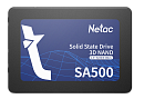 SSD накопитель Netac SSD SA500 256GB 2.5 SATAIII 3D NAND, R/W up to 520/450MB/s, TBW 120TB, 3y wty