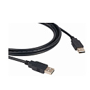 Кабель USB-A 2.0 вилка-вилка, 0,9 м