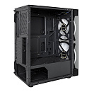 Корпус Exegate EX290156RUS Miditower i3 MATRIX-NPX500 (ATX, 500NPX 12см, 2*USB+1*USB3.0, HD аудио, черный, 2 вент. 18см с RGB подсветкой, пыле
