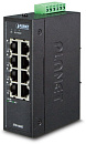 Коммутатор Planet ISW-800T для монтажа в DIN рейку/ IP30 Compact size 8-Port 10/100TX Fast Ethernet Switch (-40~75 degrees C)
