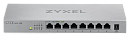 Коммутатор Zyxel Networks Мультигигабитный Zyxel MG-108, 8x1/2,5GE, настольный, бесшумный