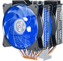 Кулер Cooler Master MasterAir MA620P (200W, 4-pin, 165mm, tower, Al/Cu, RGB, fans: 2x120mm/53.4CFM/31dBA/1800rpm, 2066/2011-v3/2011/1366/1200/115x