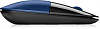 Мышь HP Lumierre Z3700 синий/черный оптическая (1200dpi) silent беспроводная USB2.0 для ноутбука (2but)