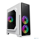 GameMax Корпус G561-FRGB white без БП (Midi Tower, белый, USB3.0, 3*120mm Led)