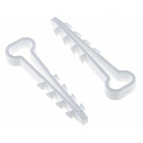EKF plc-cd-5x10w-r Дюбель-хомут (5х10 мм) для плоского кабеля белый (10 шт.) EKF PROxima