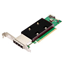 HBA-адаптер Broadcom 9600W-16e SGL (05-50108-00) PCIe Gen4 x16 LP, Tri-Mode SAS/SATA/NVMe 24G HBA, 16port(4*ext SFF8644)