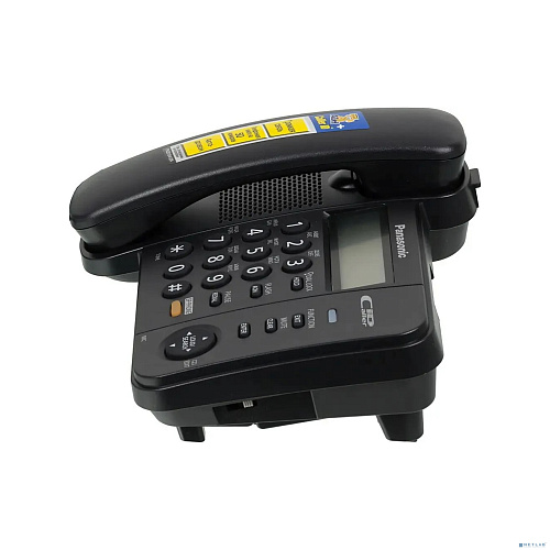 Panasonic KX-TS2358RUB (черный) {АОН,Caller ID,ЖКД,блокировка набора,выключение микрофона,кнопка "пауза"}