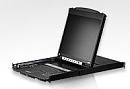 КВМ консоль ATEN 19" 16-Port PS/2-USB VGA Dual Rail LCD KVM Switch