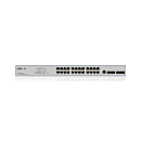 Коммутатор Wi-Tek WI-PCMS528F-L3, управляемый PoE бюджет 370Вт, 24GE PoE, 4SFP+ 10G, Cloud