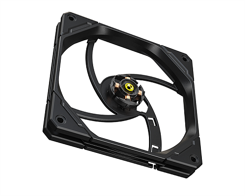 Вентилятор для корпуса ID-COOLING TF-12015-K 120x120x15мм (40шт./кор, PWM, Low Noise, супер-тонкий, резиновые углы, черный, 500-2200об/мин) BOX