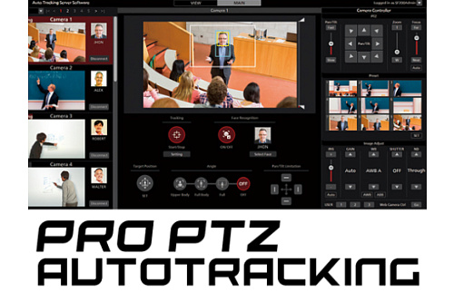 ПО слежения Panasonic AW-SF100Z : auto-tracking Software (тольк для 1 PTZ-камеры)
