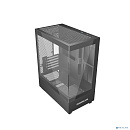 Powercase Корпус Vision Micro, Black, Tempered Glass, 4х 120mm 5-color fan, чёрный, mATX (CVBM-L4)