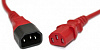 Шнур питания Hyperline PWC-IEC13-IEC14-5.0-RD C13-С14 проводник.:3x0.75мм2 5м 250В 10А (упак.:1шт) красный