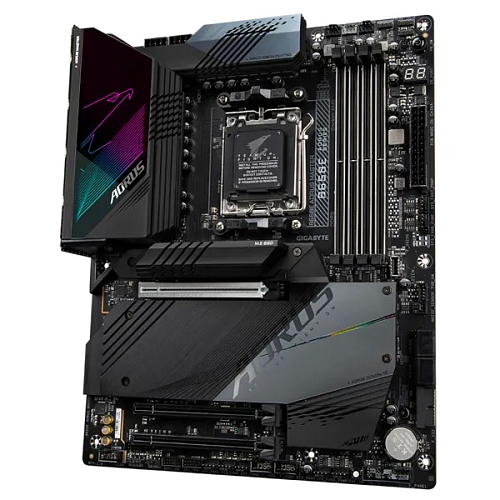 Материнская плата GIGABYTE B650E AORUS MASTER, AM5, B650, 4*DDR5, 4*SATA, 4*M.2, 8*USB 3.2, 4*USB 2.0, Type-C, 3*PCIx16, HDMI, ATX