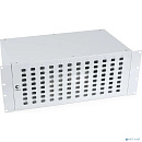 Cabeus FO-19-96SC Кросс бокс оптический 19" на 96 SC (LC duplex) со сплайс-кассетой и КДЗС (без пигтейлов и проходных адаптеров)