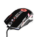 Gembird MG-530 USB {Мышь игровая, 5кнопок+колесо-кнопка+кнопка огонь, 3200DPI, подсветка, 1000 Гц, программное обеспечение для создания макросов}