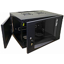 Шкаф Шкаф настенный Next, 18U 550x600, стеклянная дверь, черный