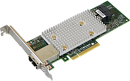 Контроллер ADAPTEC жестких дисков Microsemi SmartRAID 3154-8i8e Single,8 internal port, 8 external ports, PCIe Gen3 ,x8,1 GB DDR4,RAID 0/1/10,RAID 5