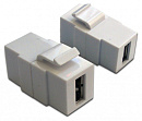 Модуль Lanmaster LAN-OK-USB20-AA/V-WH (упак.:1шт) 1м белый
