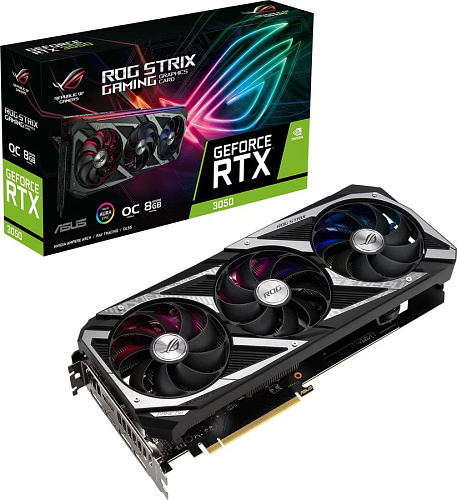 Видеокарта ROG-STRIX-RTX3050-O8G-GAMING