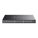 Коммутатор TP-Link SG3452XMPP, Omada 48-Port Gigabit and 4-Port 10GE SFP+ L2+ Managed Switch with 40-Port PoE+ & 8-Port PoE++