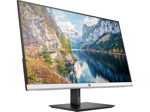 HP 27f 4K Monitor 3840x2160 LED, IPS, 16:9, 300 cd/m2, 1000:1, 5ms, 178°/178°, DP, HDMIx2, FreeSync, 3-Sided Microedge , 60 Hz, height, Black&Silver