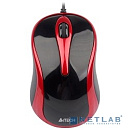 A-4Tech Мышь N-360-2 (черный+красн.) USB, 2+1 кл.-кн.,провод.мышь [631921]