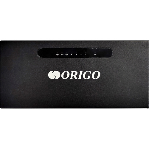 Коммутатор ORIGO Коммутатор/ Unmanaged Switch 6x100Base-TX (4x100Base-TX PoE), PoE Budget 60W, Long-range PoE up to 250m, metal case