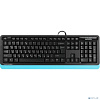 Клавиатура A-4Tech Fstyler FK10 BLUE черный/синий USB [1147528]