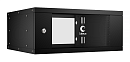 Шкаф телекоммуникационный настенный 19" 4U Cabeus WSC-05D-4U55/45-BK Шкаф телекоммуникационный настенный 19" 4U, серия LIGHT разборный, дверь стекло,