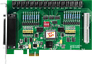 Плата PCI Express 16 каналов дискретного ввода, 16 релейных каналов